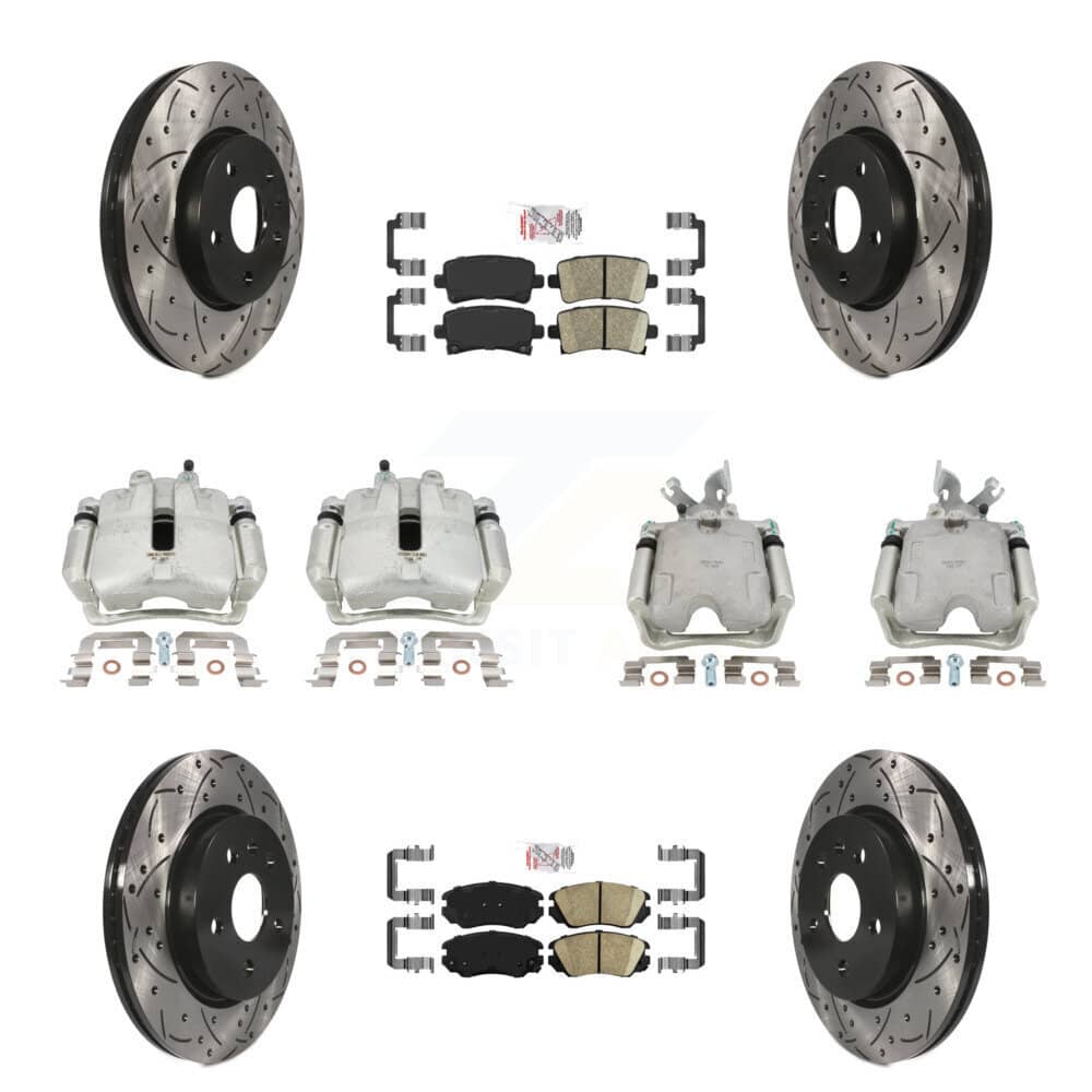 Transit Auto - KCD-100633N - Front and Rear Disc Brake Kits