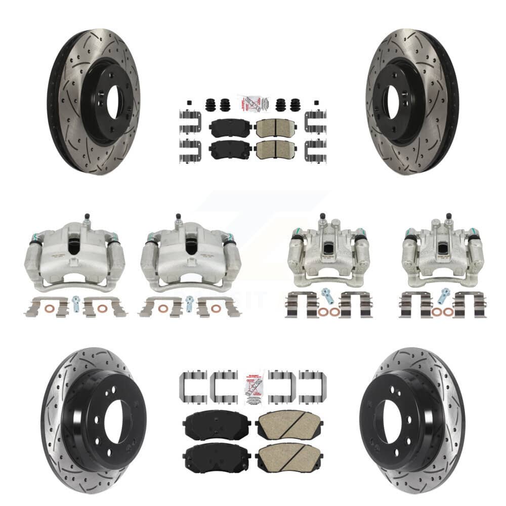 Transit Auto - KCD-100643N - Front and Rear Disc Brake Kits