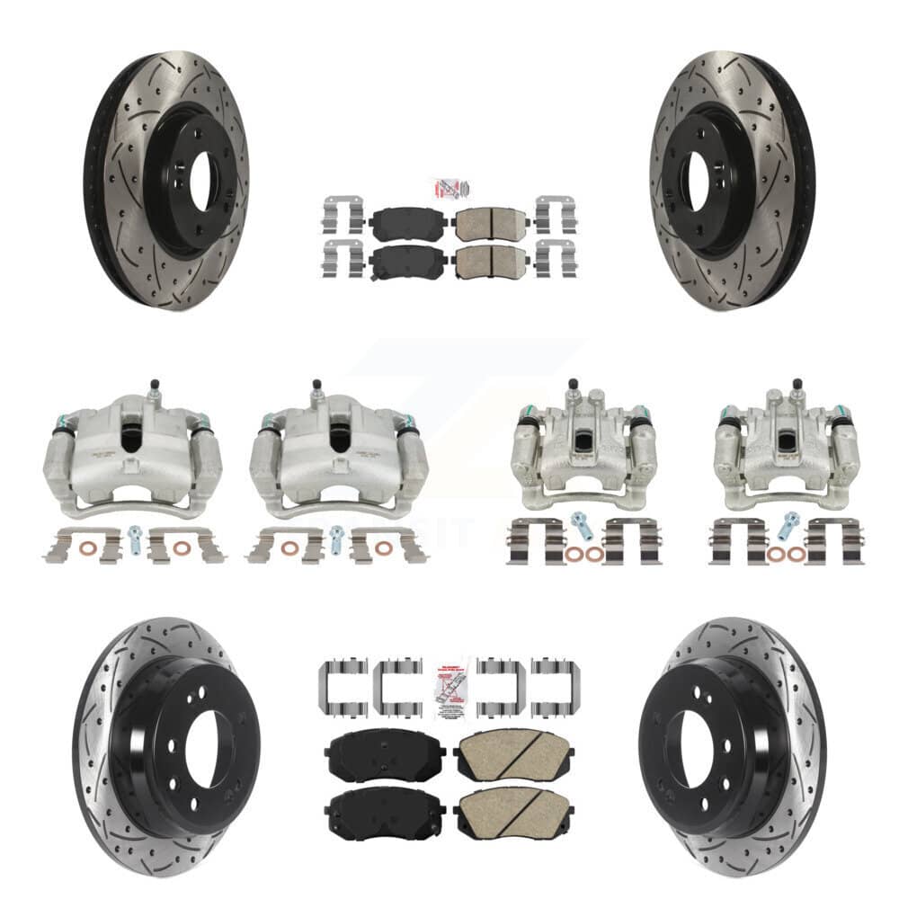 Transit Auto - KCD-100644N - Front and Rear Disc Brake Kits