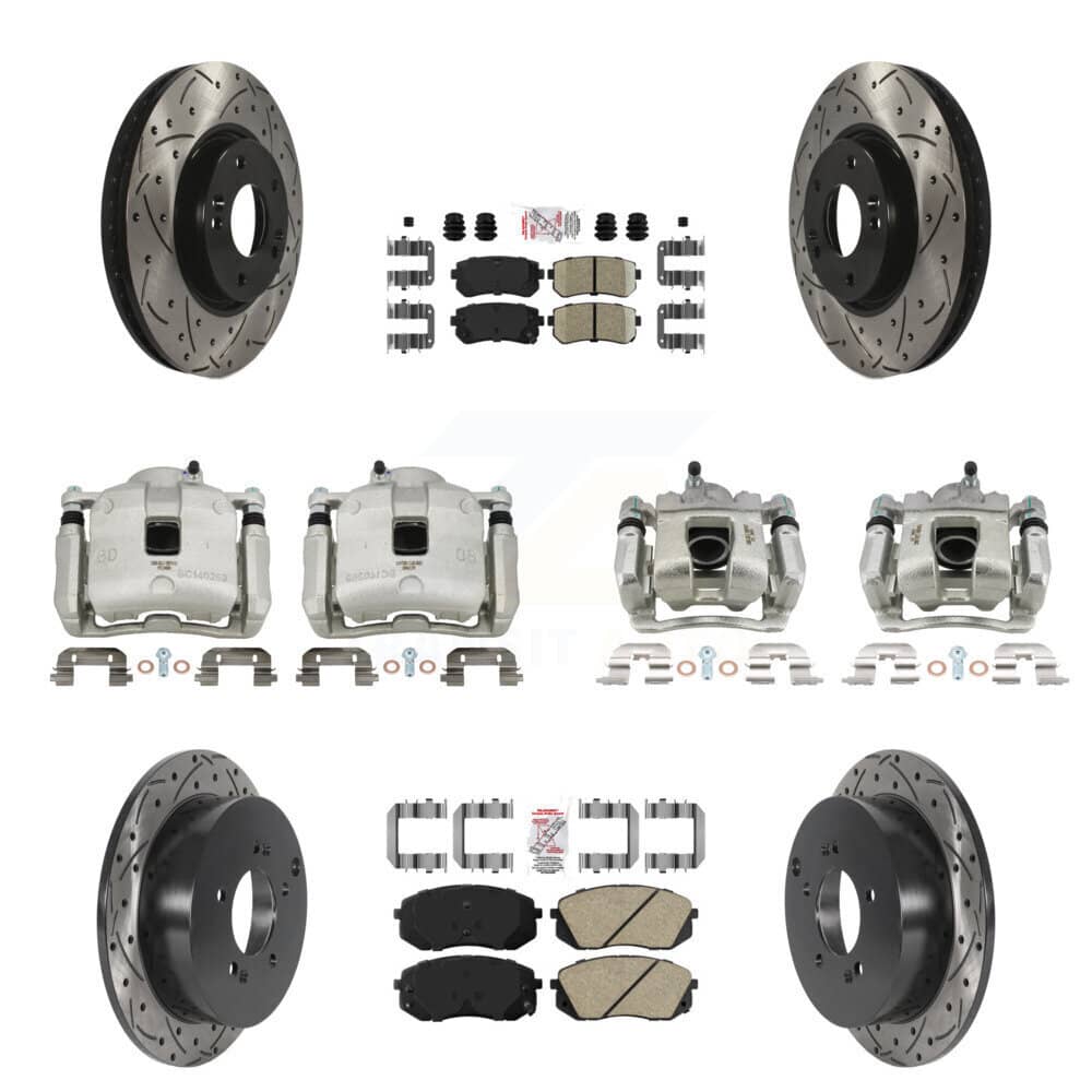 Transit Auto - KCD-100657N - Front and Rear Disc Brake Kits