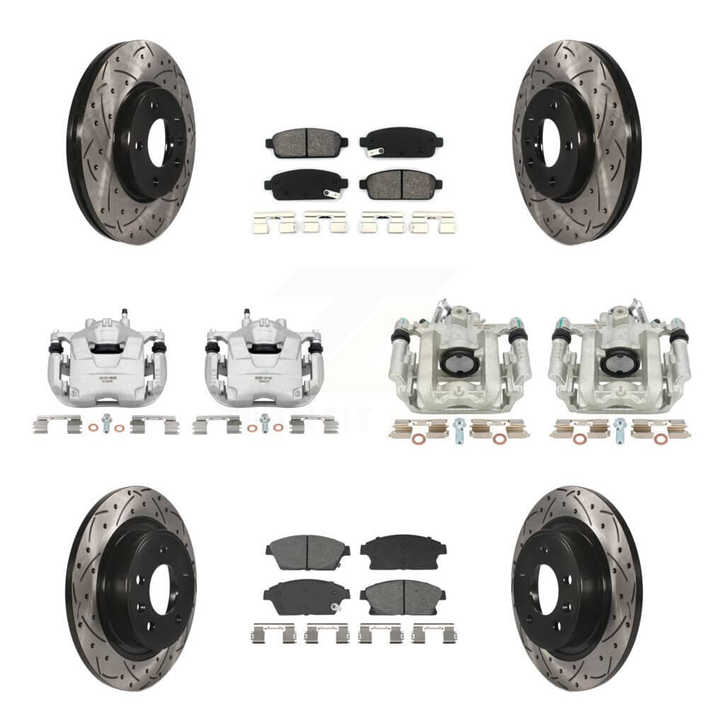 Transit Auto - KCD-100666S - Front and Rear Disc Brake Kits