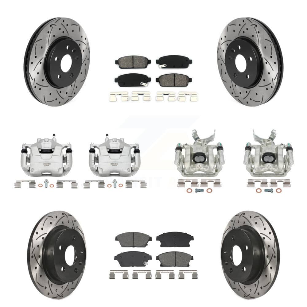 Transit Auto - KCD-100667S - Front and Rear Disc Brake Kits