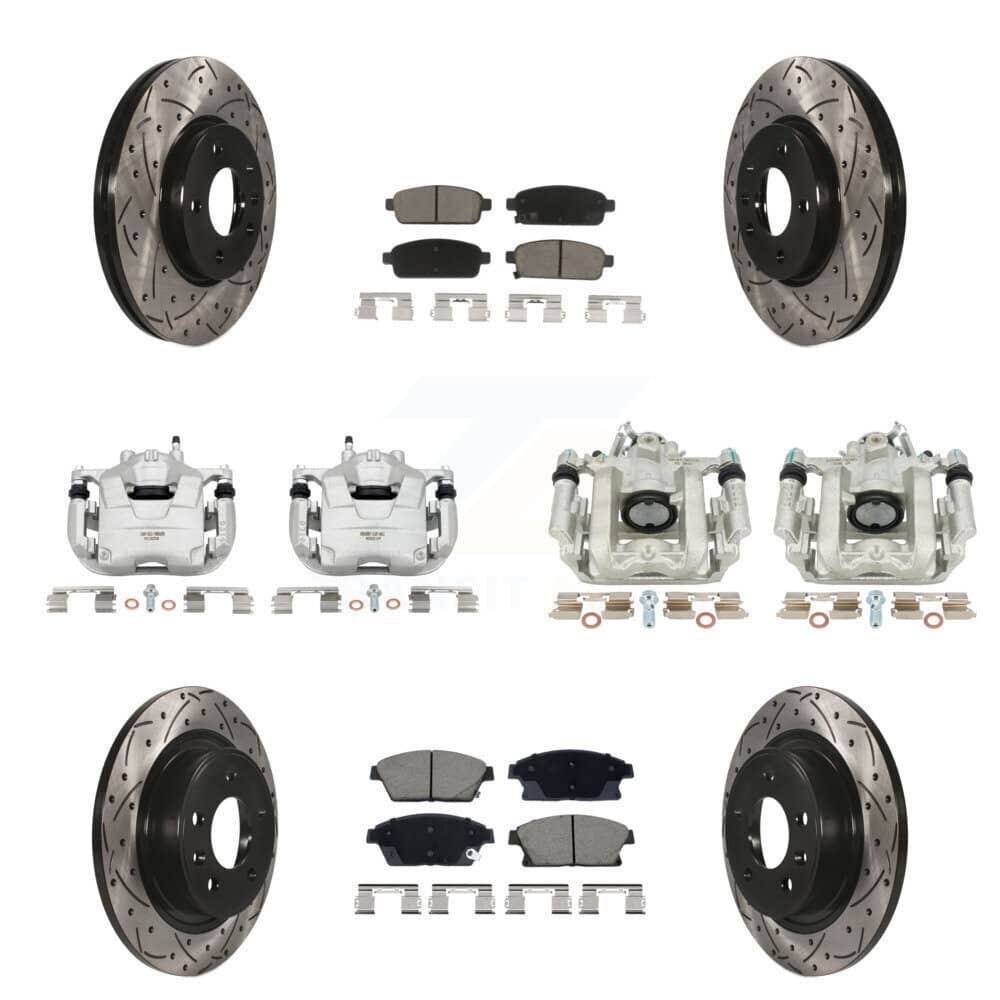 Transit Auto - KCD-100671C - Front and Rear Disc Brake Kits