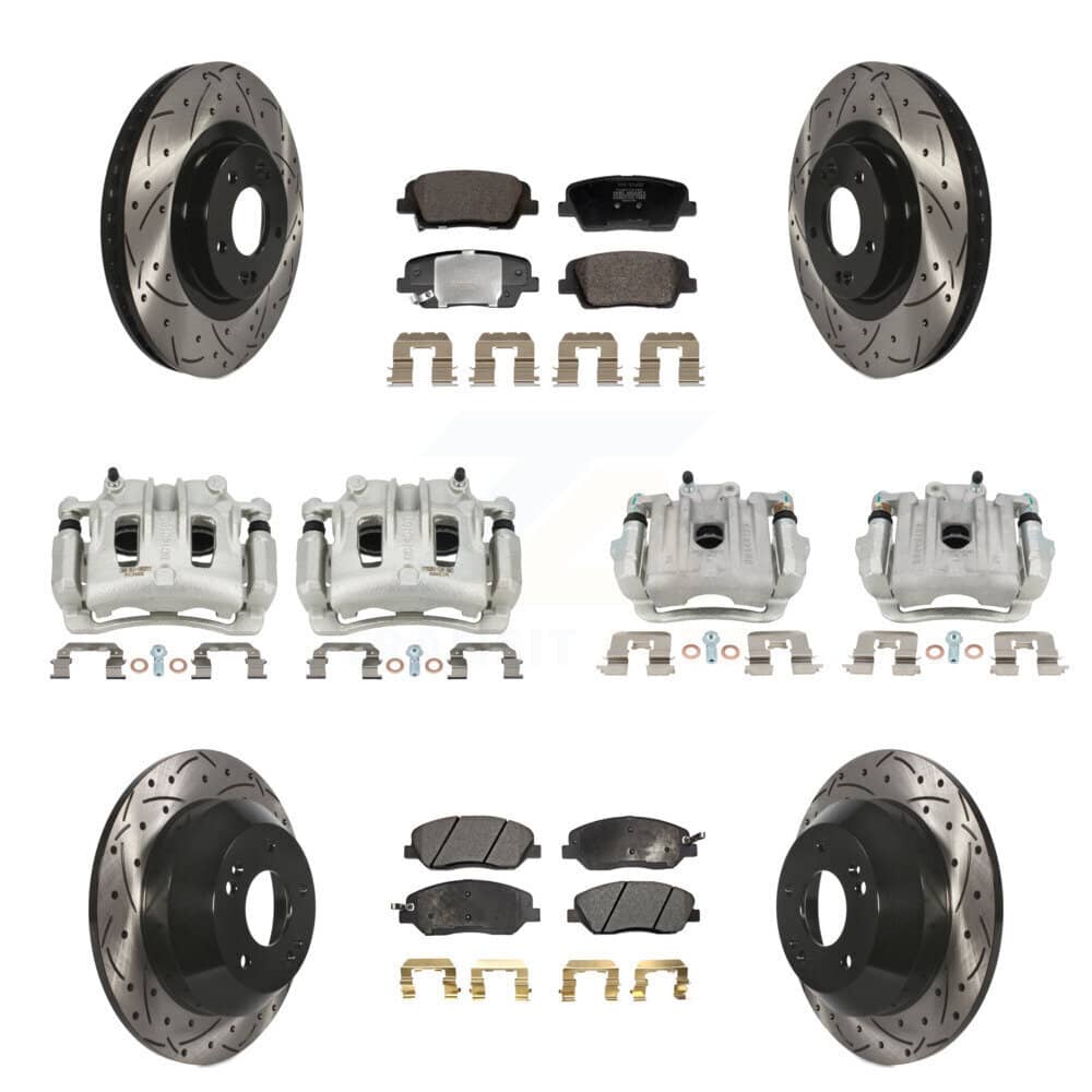 Transit Auto - KCD-100674P - Front and Rear Disc Brake Kits