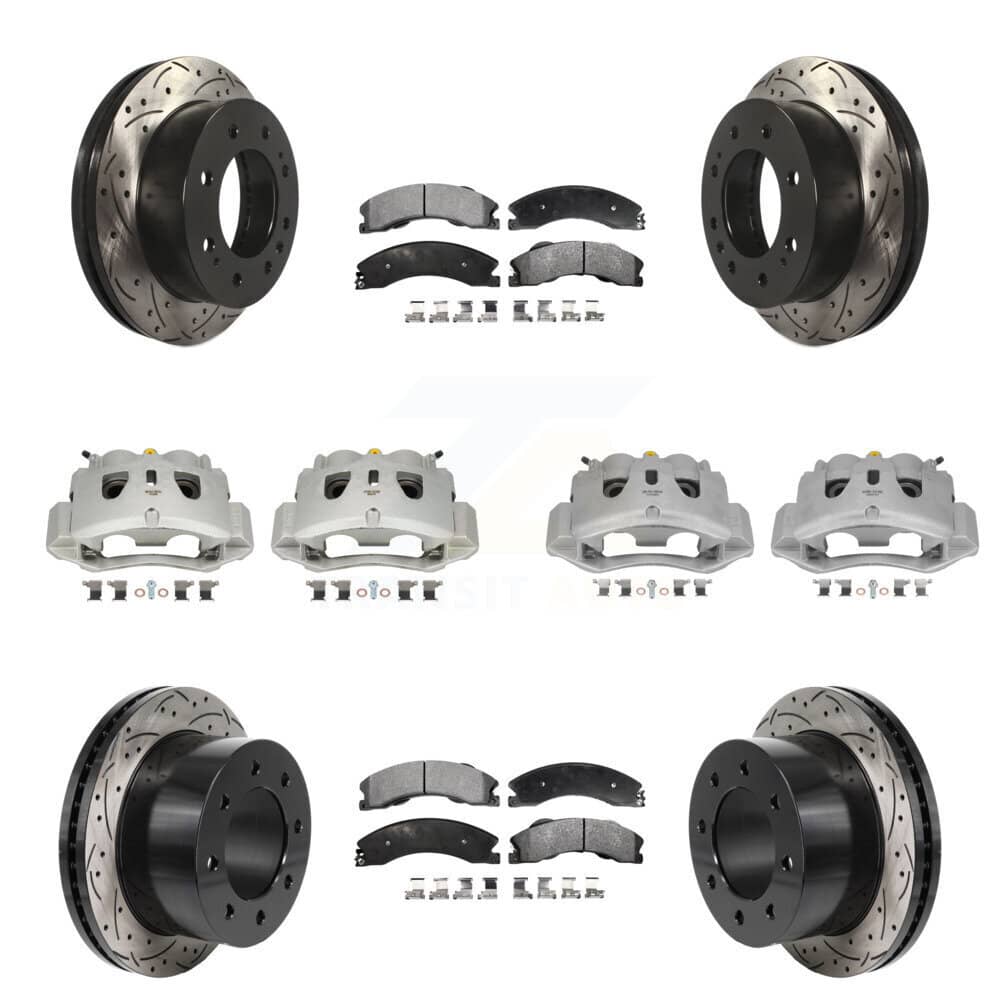 Transit Auto - KCD-100690P - Front and Rear Disc Brake Kits
