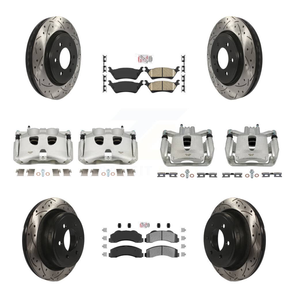 Transit Auto - KCD-100692N - Front and Rear Disc Brake Kits