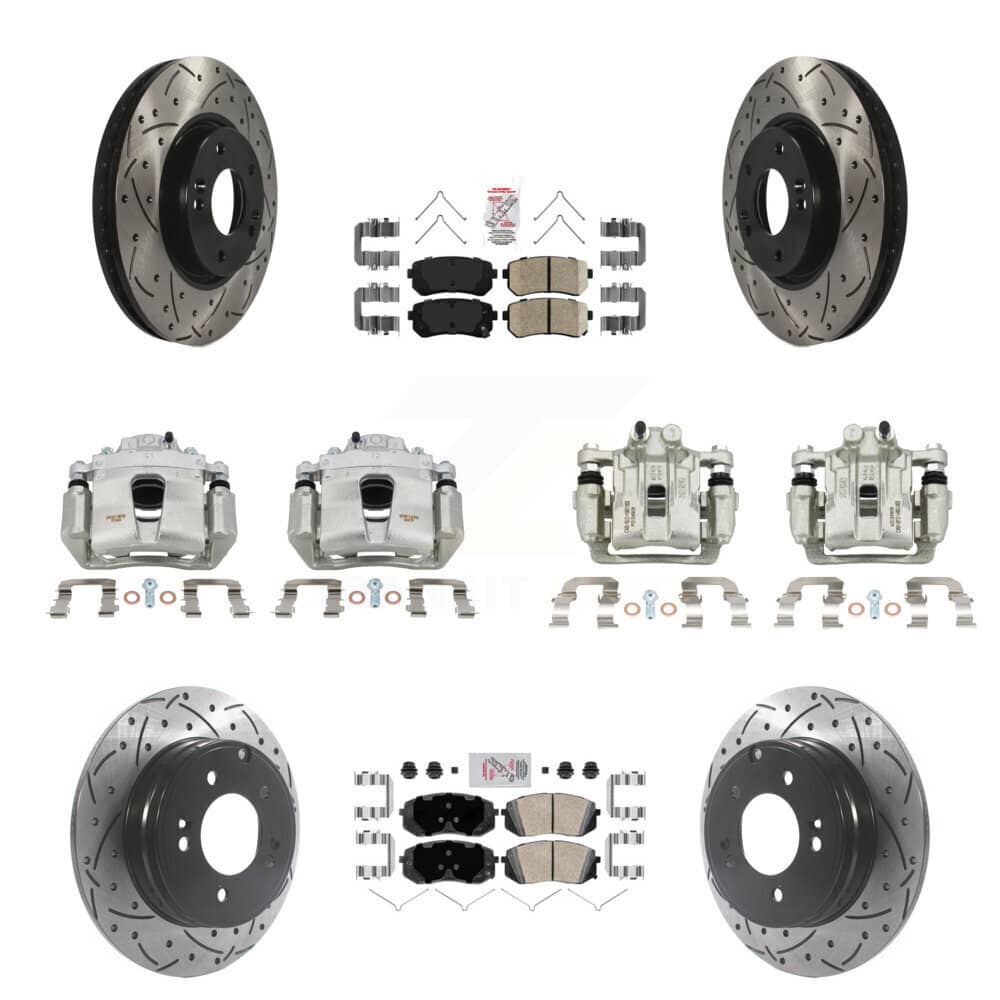 Transit Auto - KCD-100717N - Front and Rear Disc Brake Kits