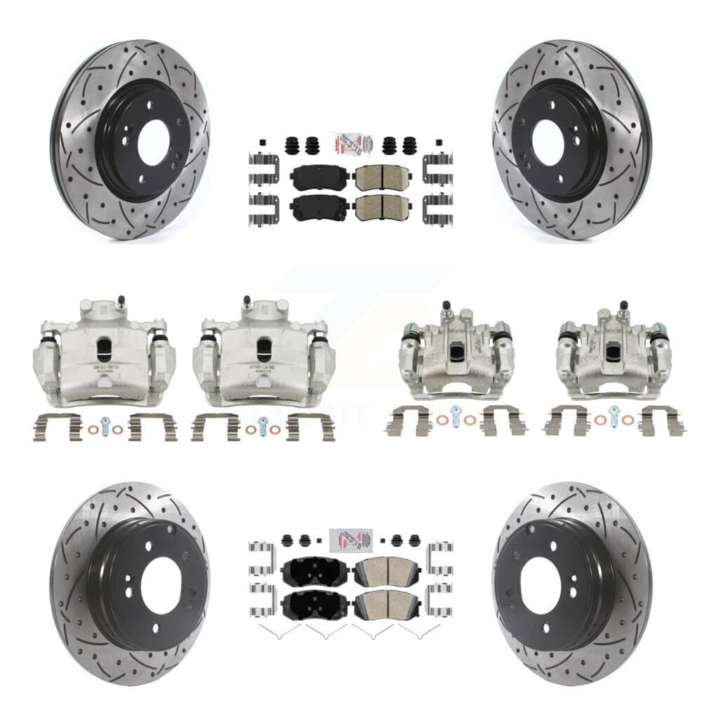 Transit Auto - KCD-100724N - Front and Rear Disc Brake Kits