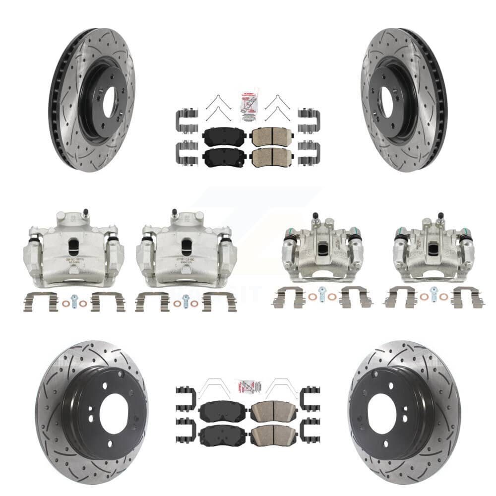 Transit Auto - KCD-100730N - Front and Rear Disc Brake Kits