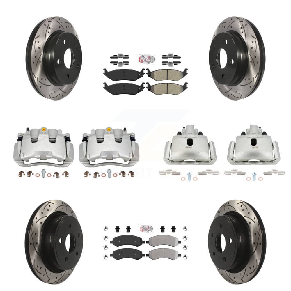 Transit Auto - KCD-100732N - Front and Rear Disc Brake Kits