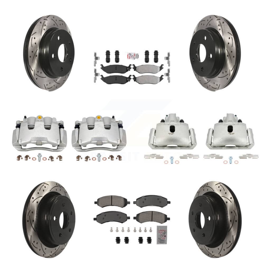 Transit Auto - KCD-100733N - Front and Rear Disc Brake Kits
