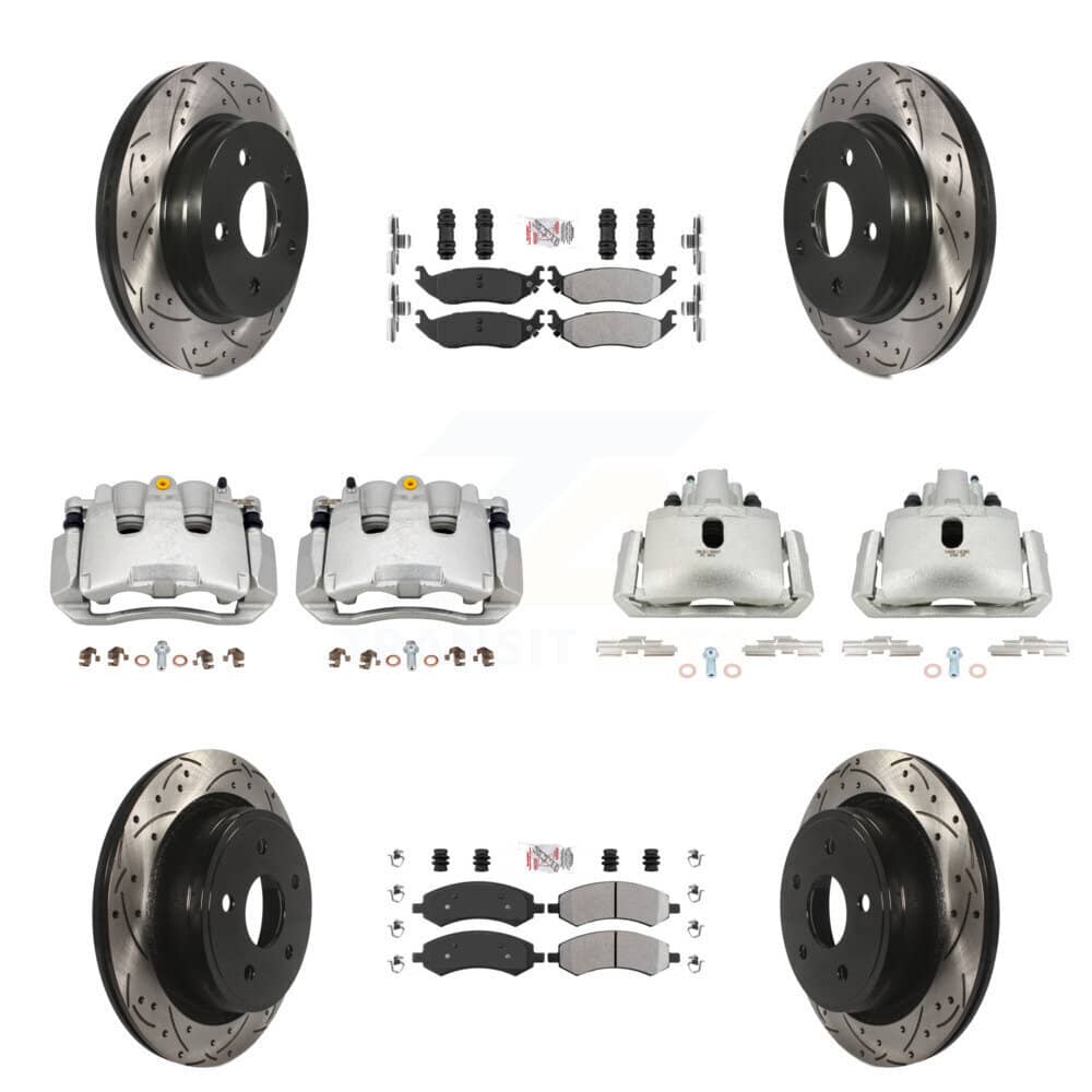 Transit Auto - KCD-100741N - Front and Rear Disc Brake Kits