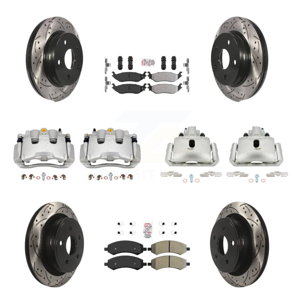 Transit Auto - KCD-100745N - Front and Rear Disc Brake Kits