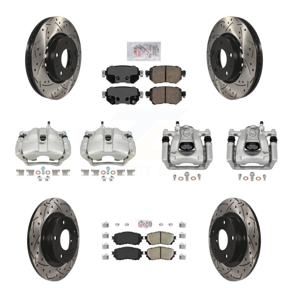 Transit Auto - KCD-100750N - Front and Rear Disc Brake Kits