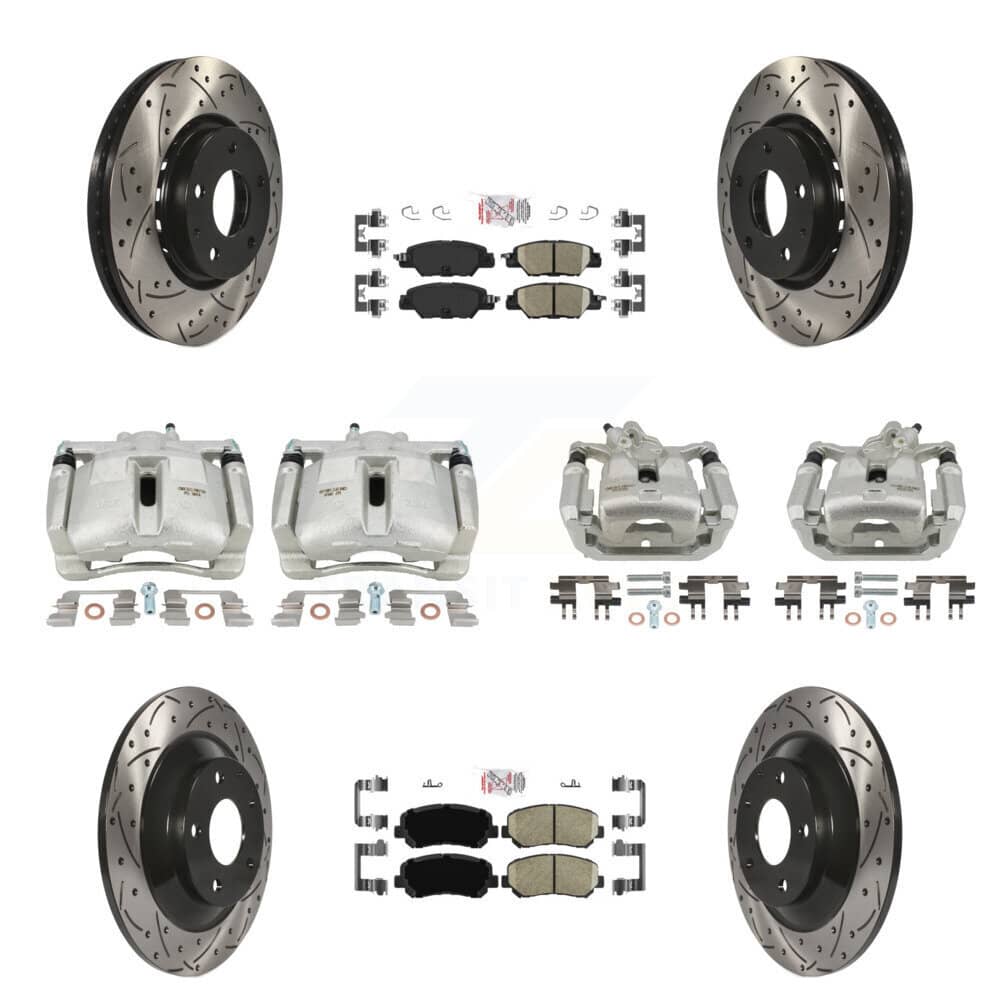 Transit Auto - KCD-100761N - Front and Rear Disc Brake Kits