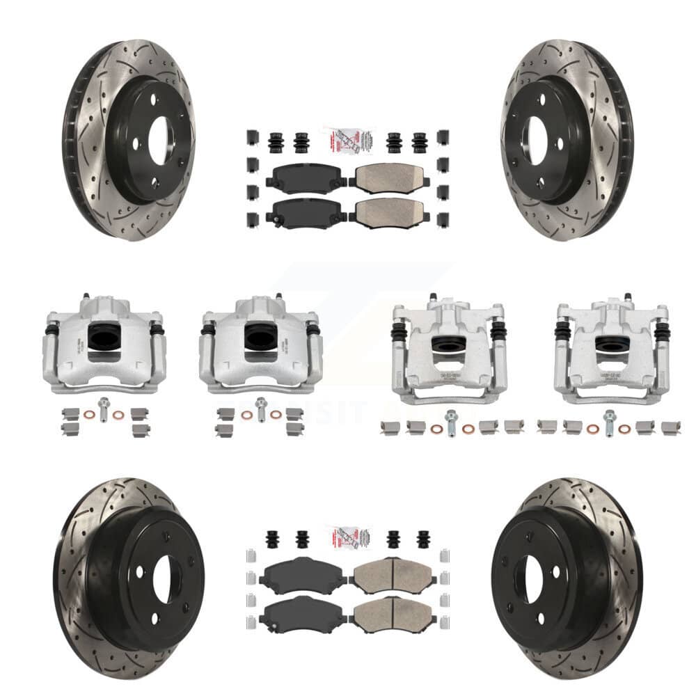 Transit Auto - KCD-100796N - Front and Rear Disc Brake Kits