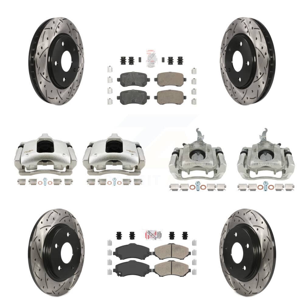 Transit Auto - KCD-100799N - Front and Rear Disc Brake Kits