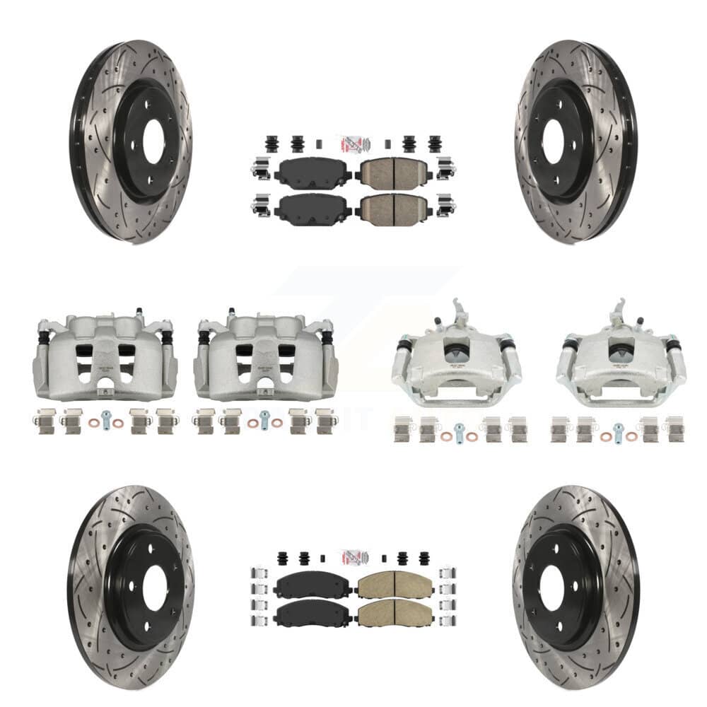 Transit Auto - KCD-100866N - Front and Rear Disc Brake Kits