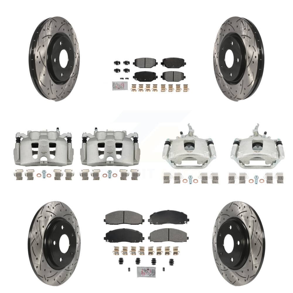 Transit Auto - KCD-100871N - Front and Rear Disc Brake Kits