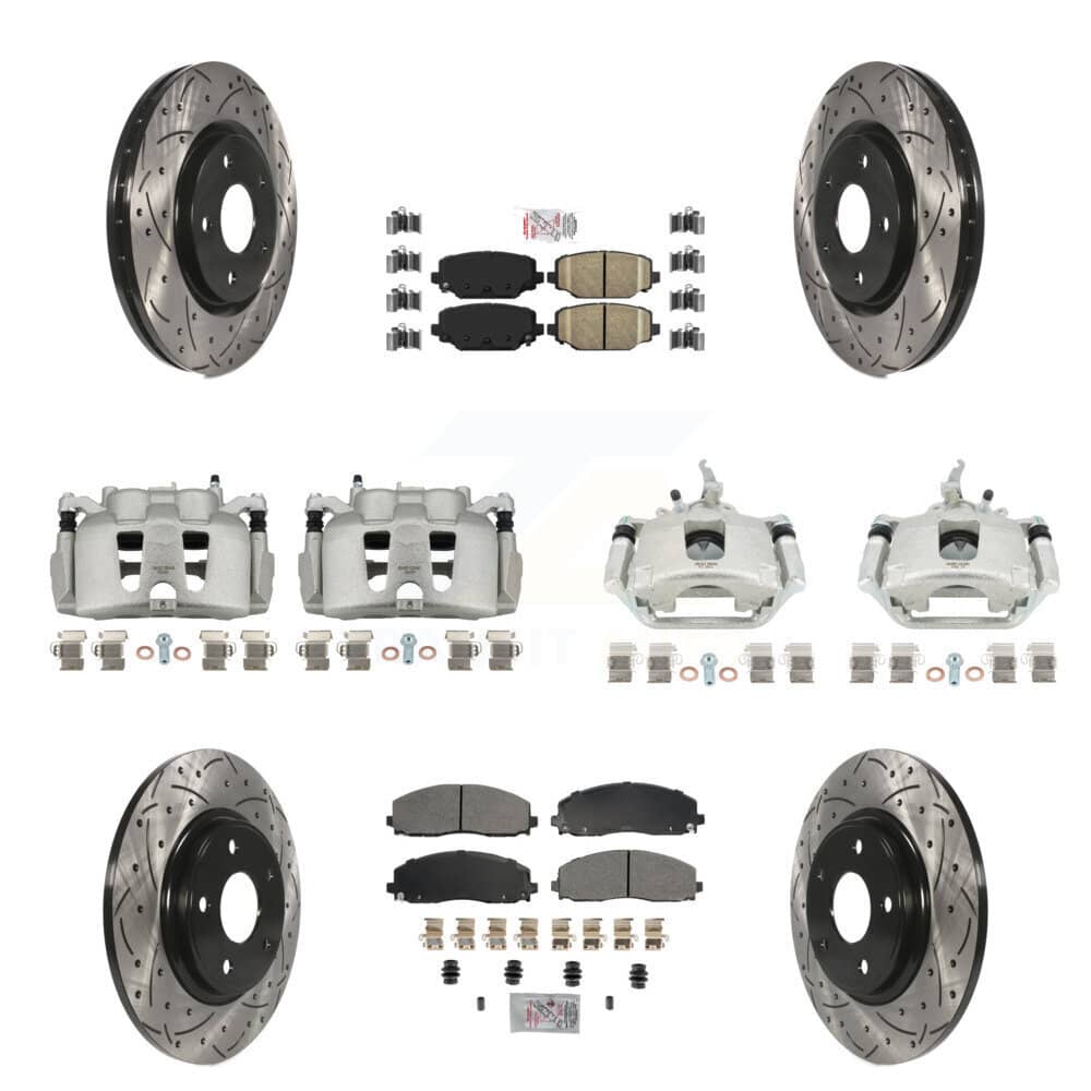 Transit Auto - KCD-100873N - Front and Rear Disc Brake Kits