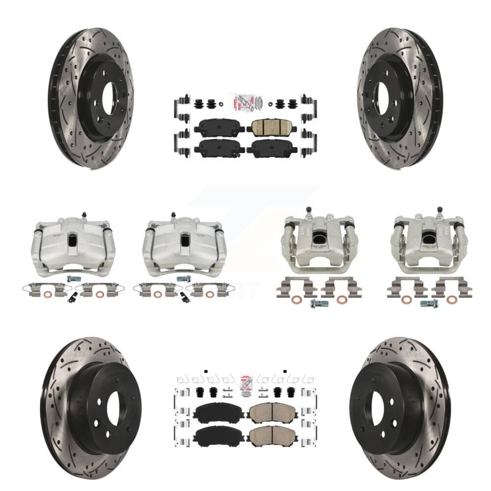 Transit Auto - KCD-100881N - Front and Rear Disc Brake Kits