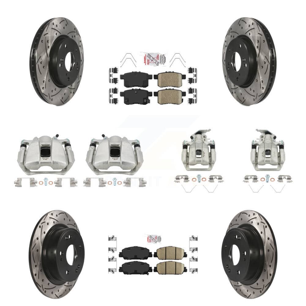 Transit Auto - KCD-100924N - Front and Rear Disc Brake Kits