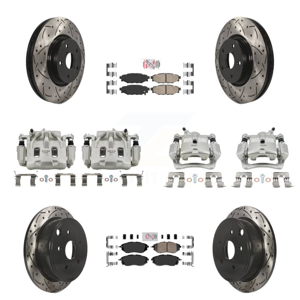 Transit Auto - KCD-100985N - Front and Rear Disc Brake Kits