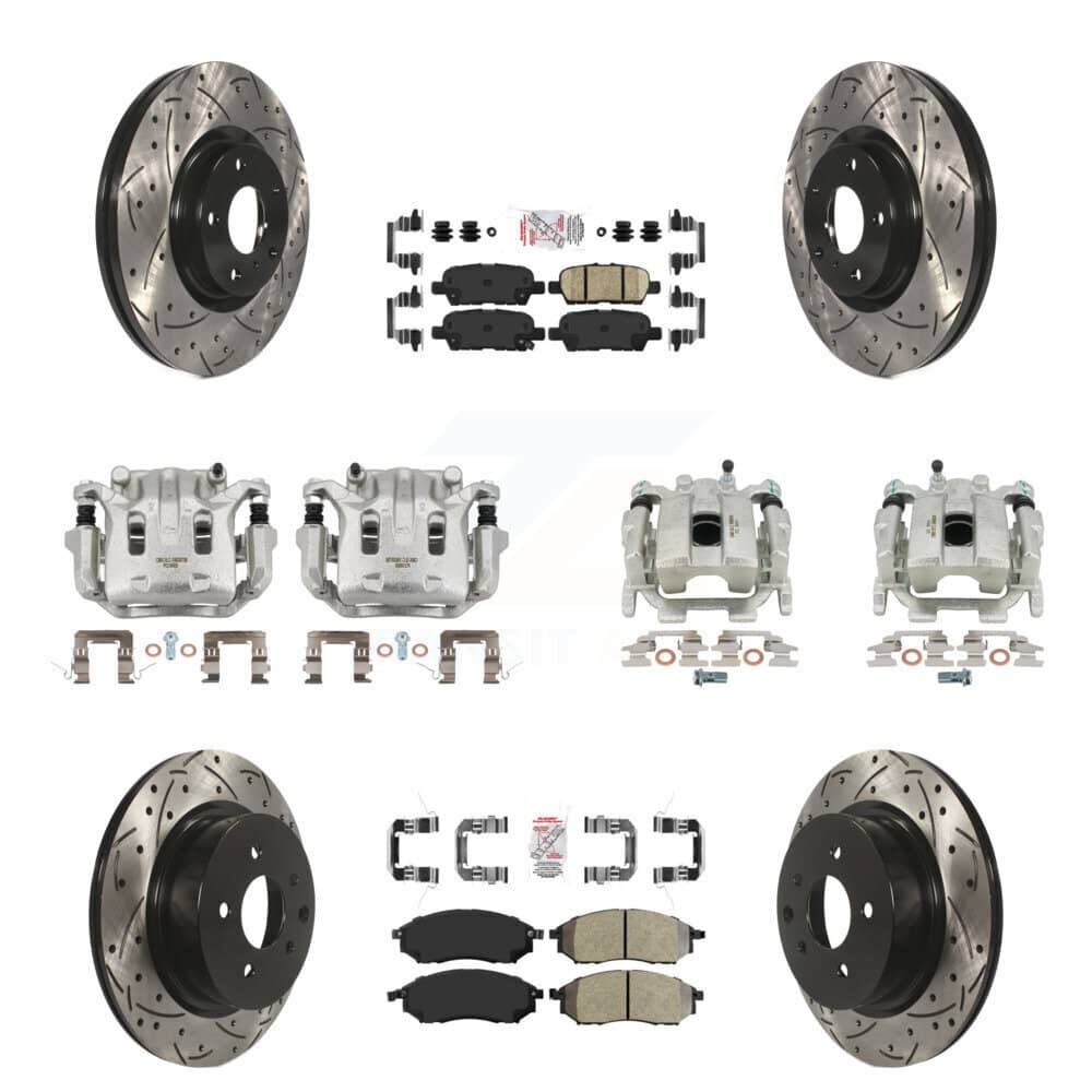 Transit Auto - KCD-101008N - Front and Rear Disc Brake Kits