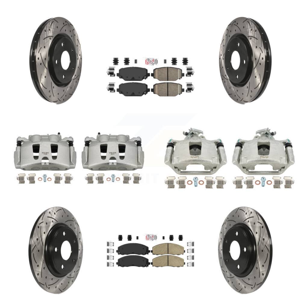 Transit Auto - KCD-101036N - Front and Rear Disc Brake Kits
