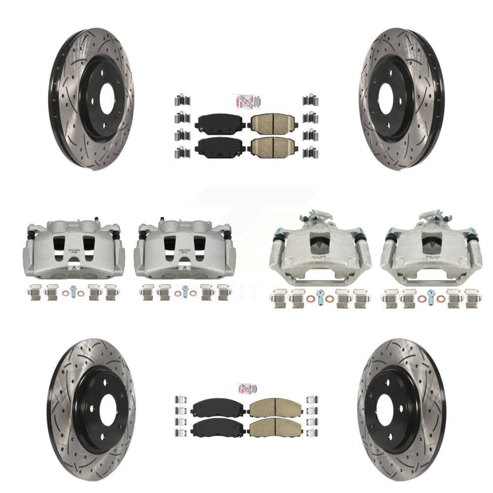 Transit Auto - KCD-101040N - Front and Rear Disc Brake Kits