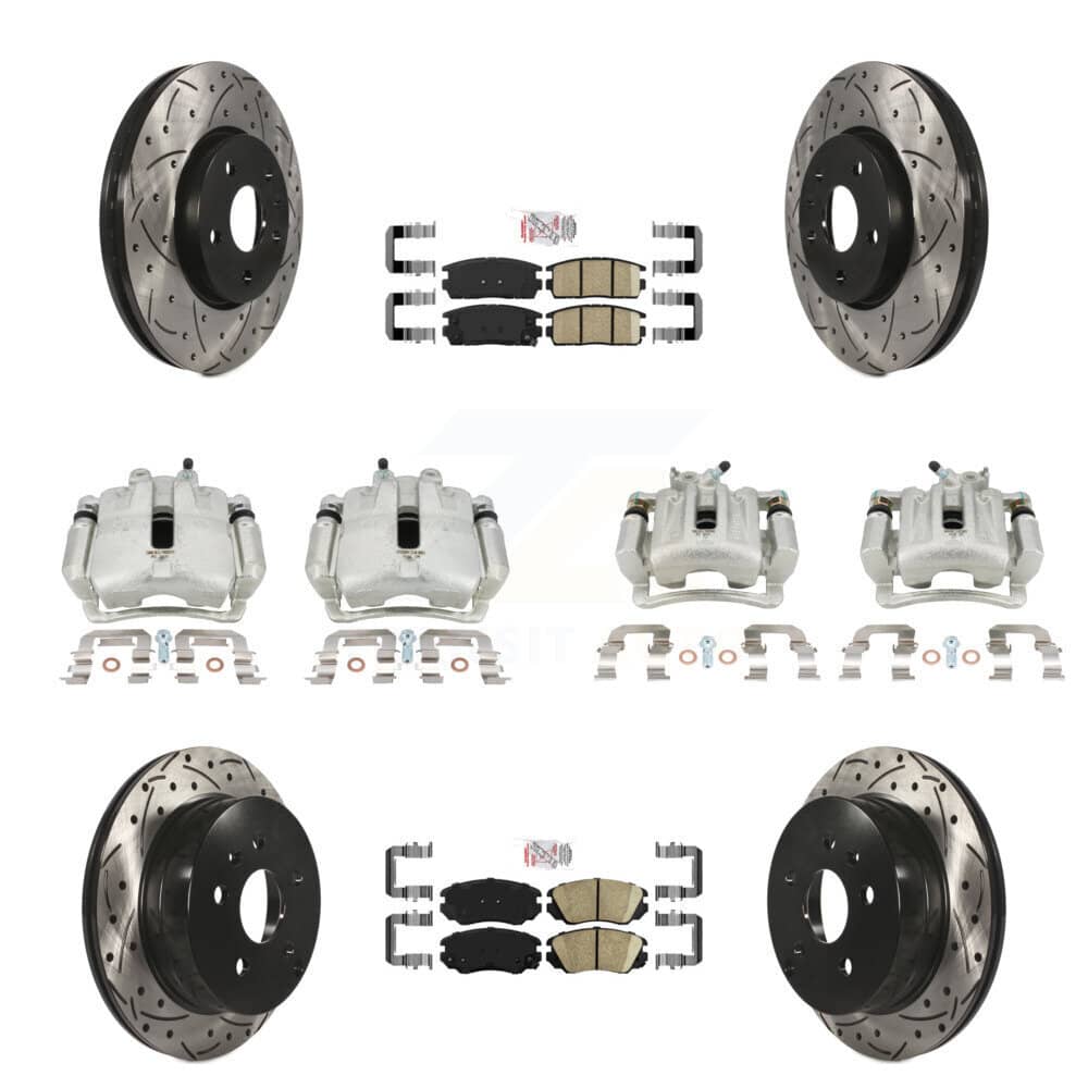 Transit Auto - KCD-101058N - Front and Rear Disc Brake Kits