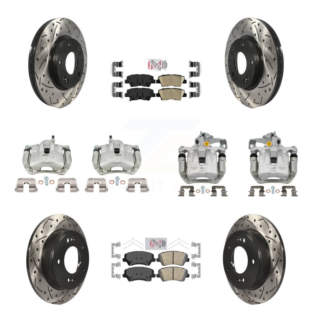 Transit Auto - KCD-101108N - Front and Rear Disc Brake Kits
