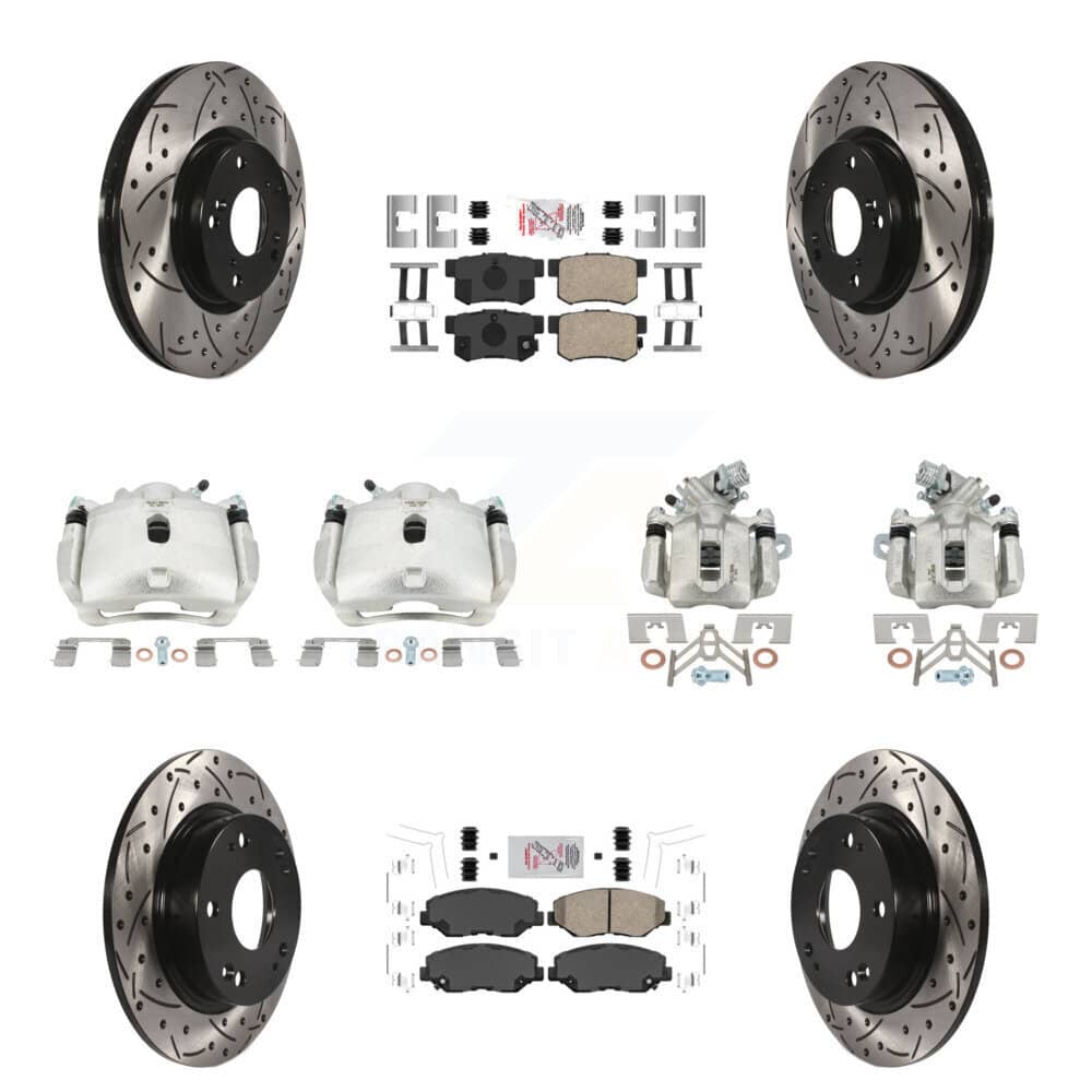 Transit Auto - KCD-101130N - Front and Rear Disc Brake Kits
