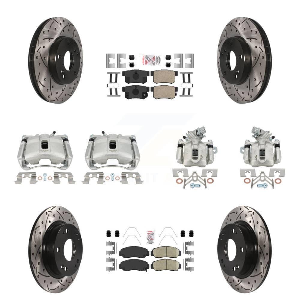 Transit Auto - KCD-101134N - Front and Rear Disc Brake Kits