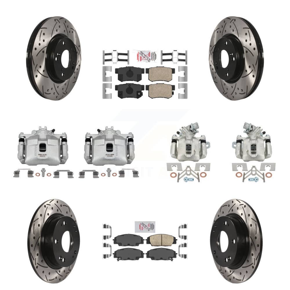 Transit Auto - KCD-101151N - Front and Rear Disc Brake Kits