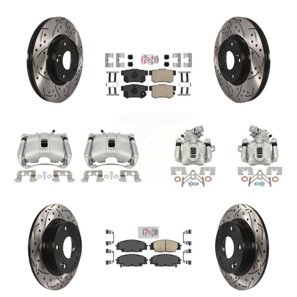Transit Auto - KCD-101156N - Front and Rear Disc Brake Kits