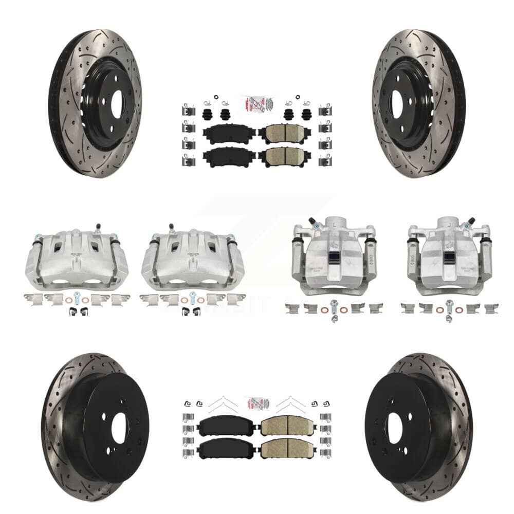 Transit Auto - KCD-101186N - Front and Rear Disc Brake Kits