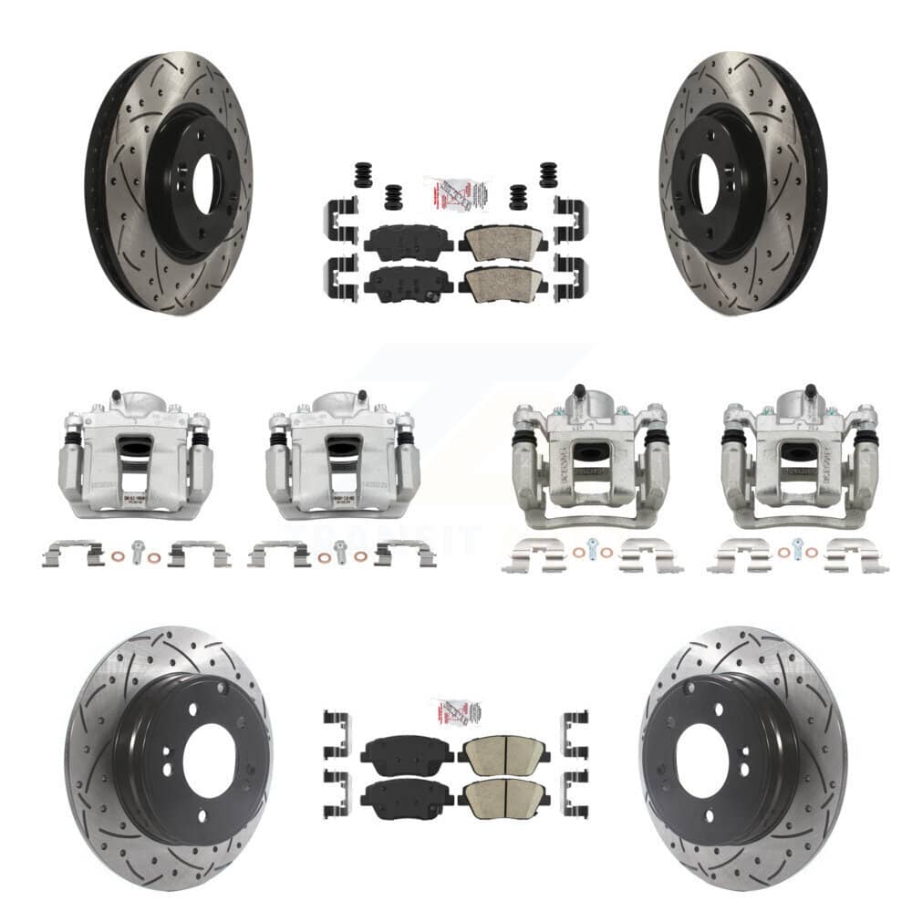 Transit Auto - KCD-101204N - Front and Rear Disc Brake Kits