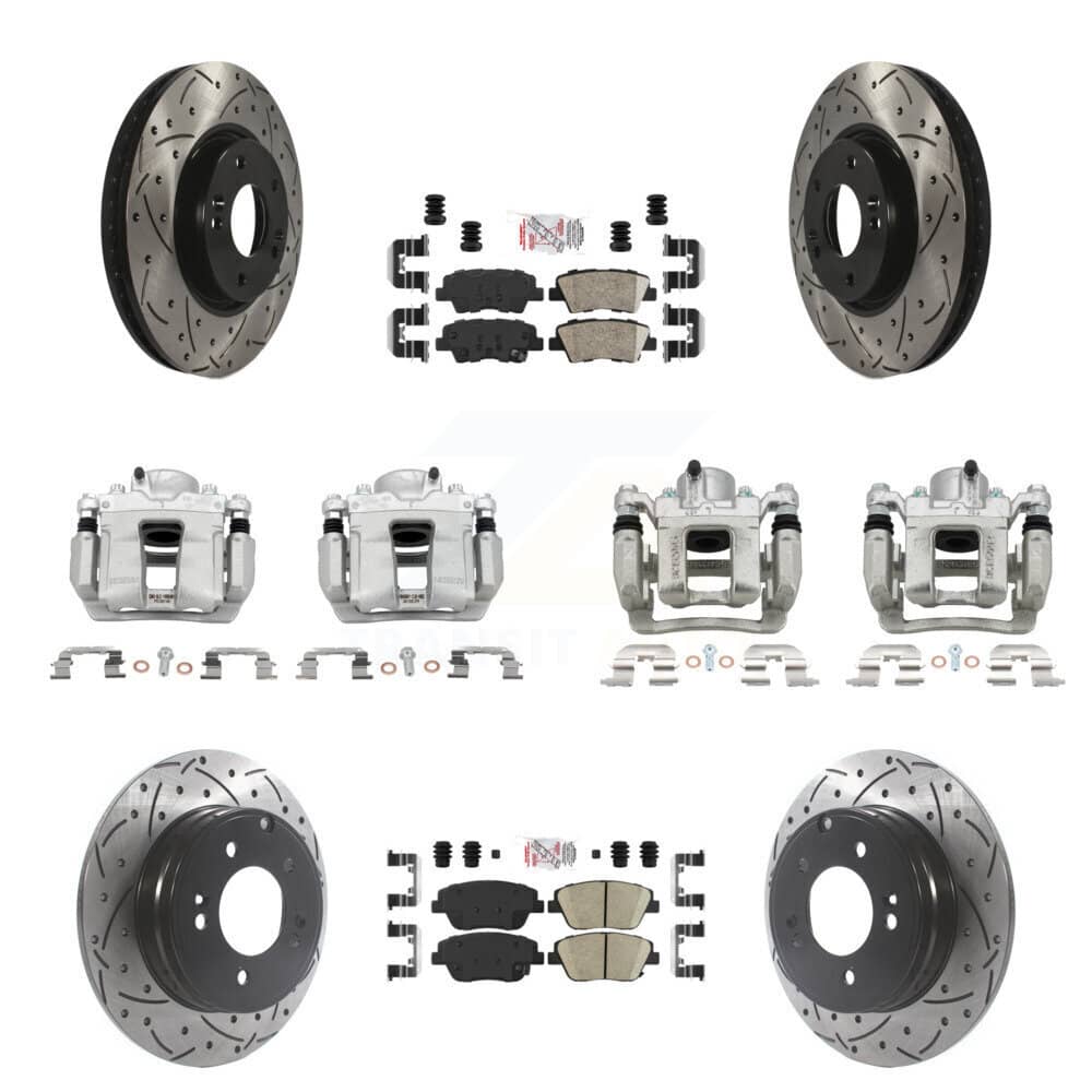 Transit Auto - KCD-101206N - Front and Rear Disc Brake Kits