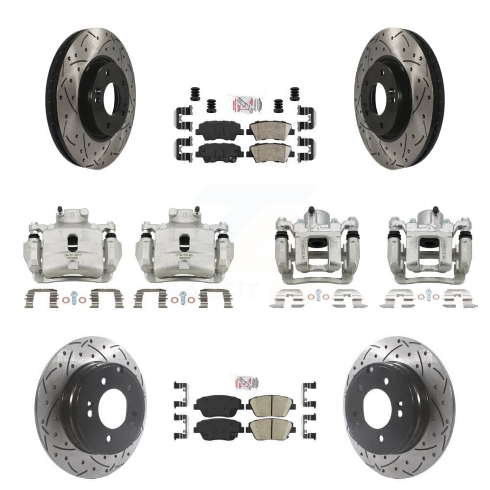 Transit Auto - KCD-101208N - Front and Rear Disc Brake Kits