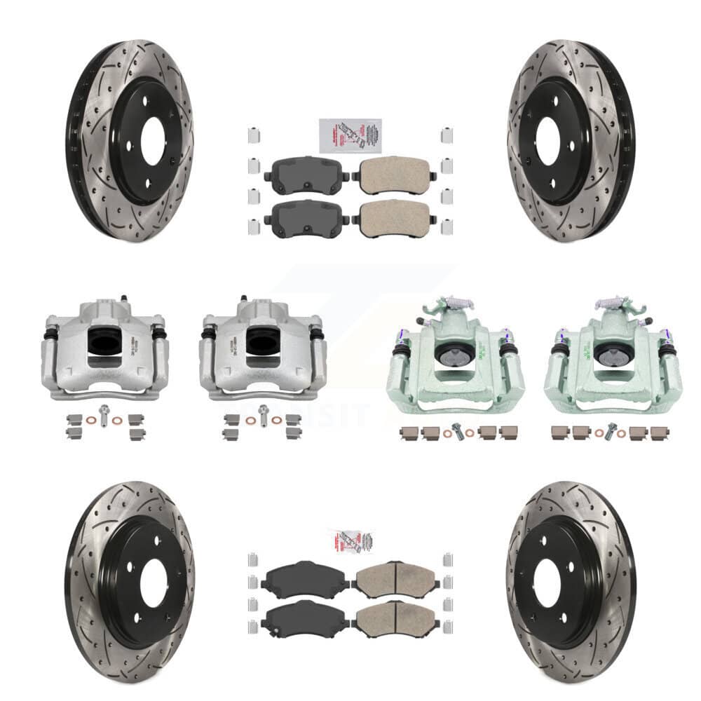 Transit Auto - KCD-101215N - Front and Rear Disc Brake Kits