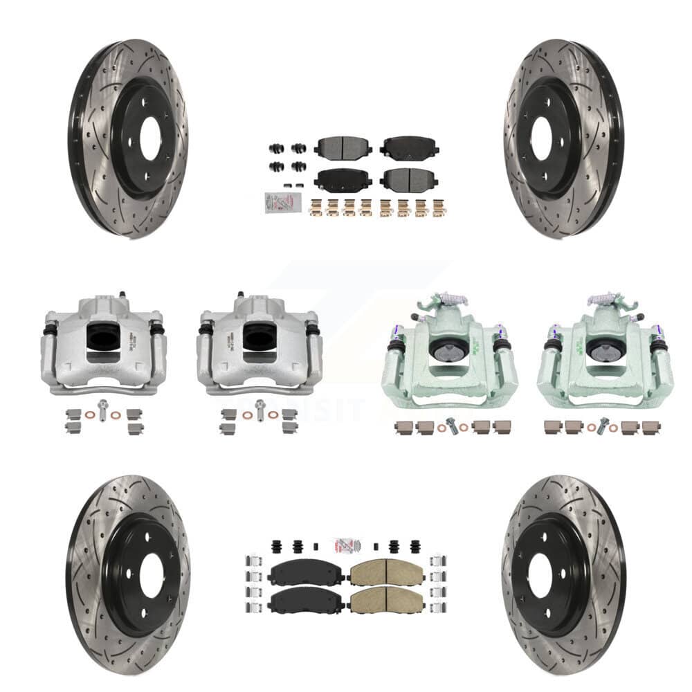 Transit Auto - KCD-101216N - Front and Rear Disc Brake Kits