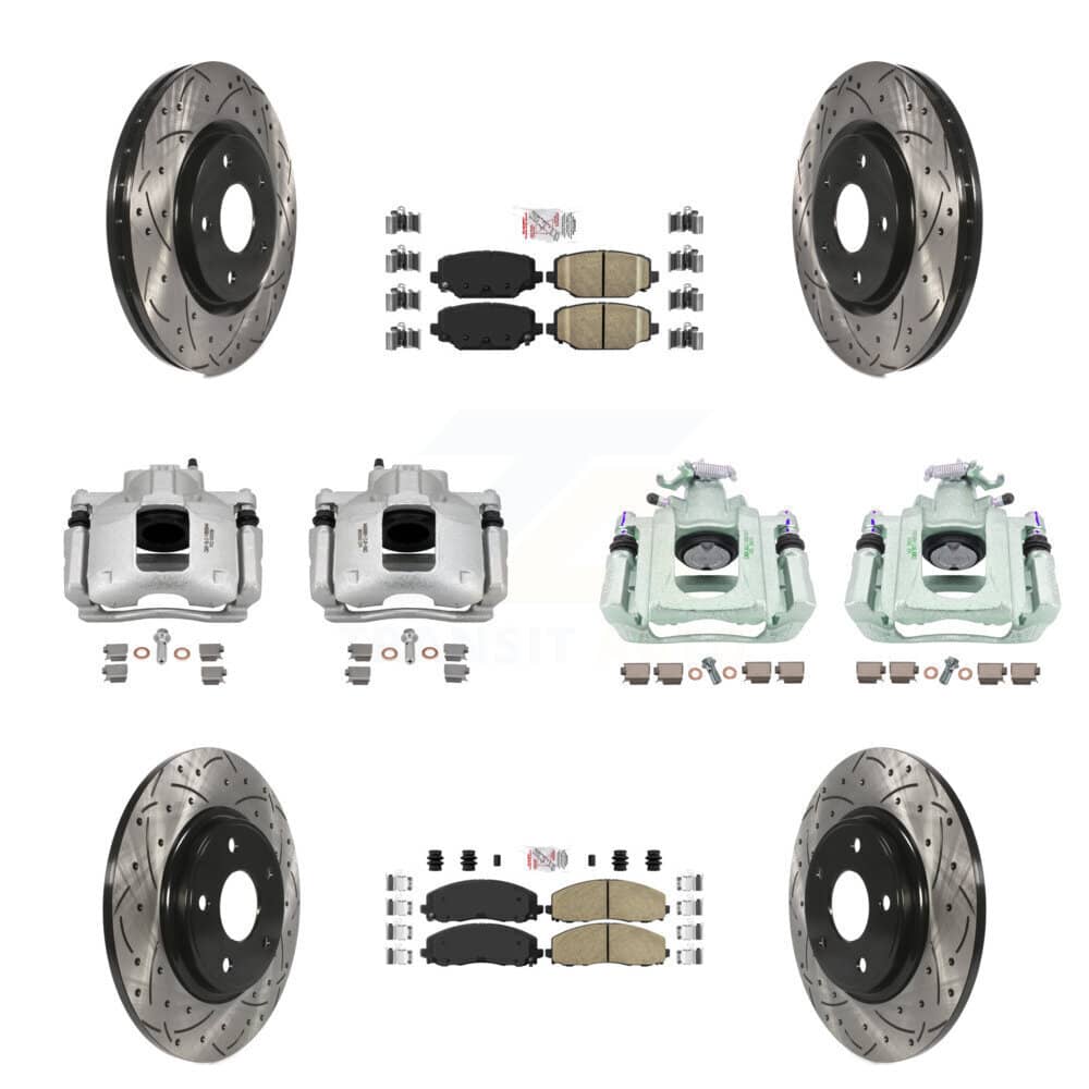 Transit Auto - KCD-101218N - Front and Rear Disc Brake Kits