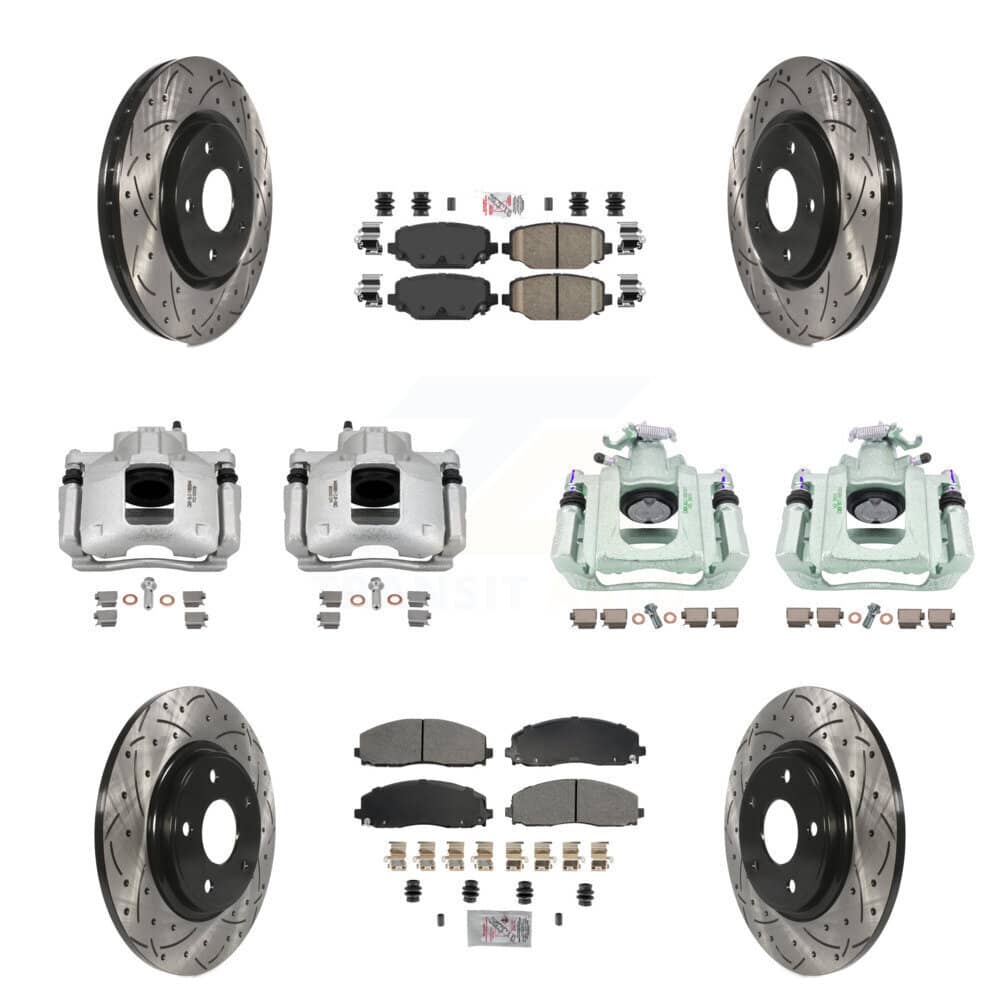 Transit Auto - KCD-101223N - Front and Rear Disc Brake Kits