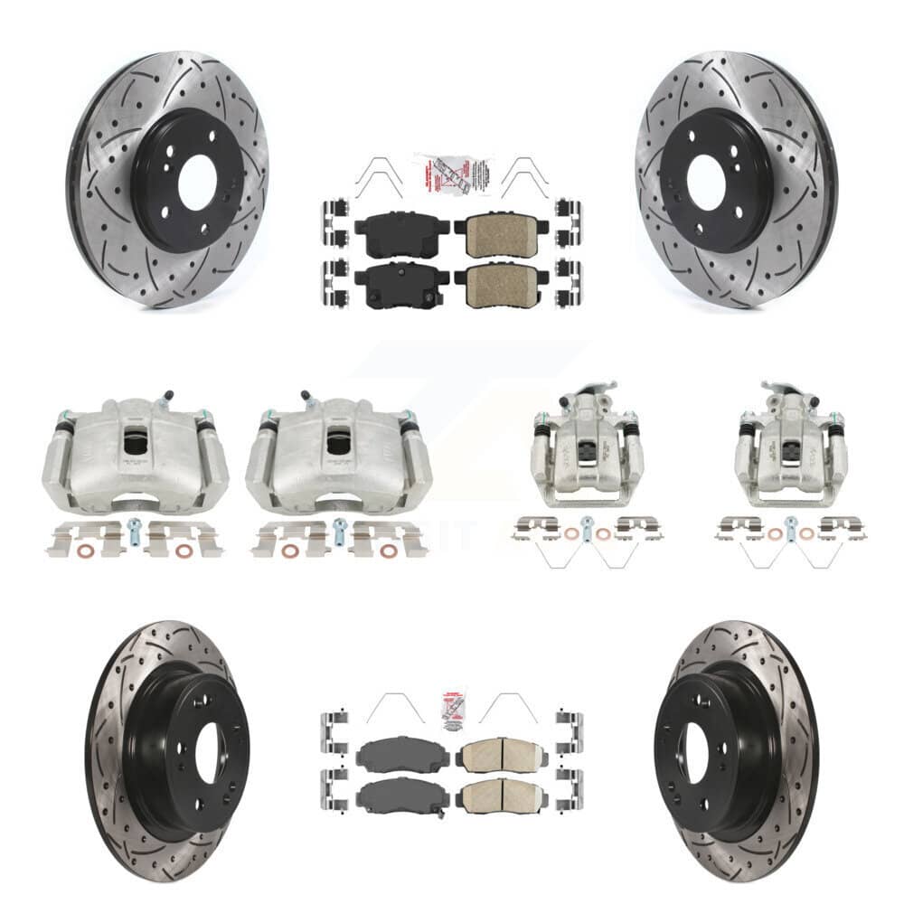Transit Auto - KCD-101231N - Front and Rear Disc Brake Kits
