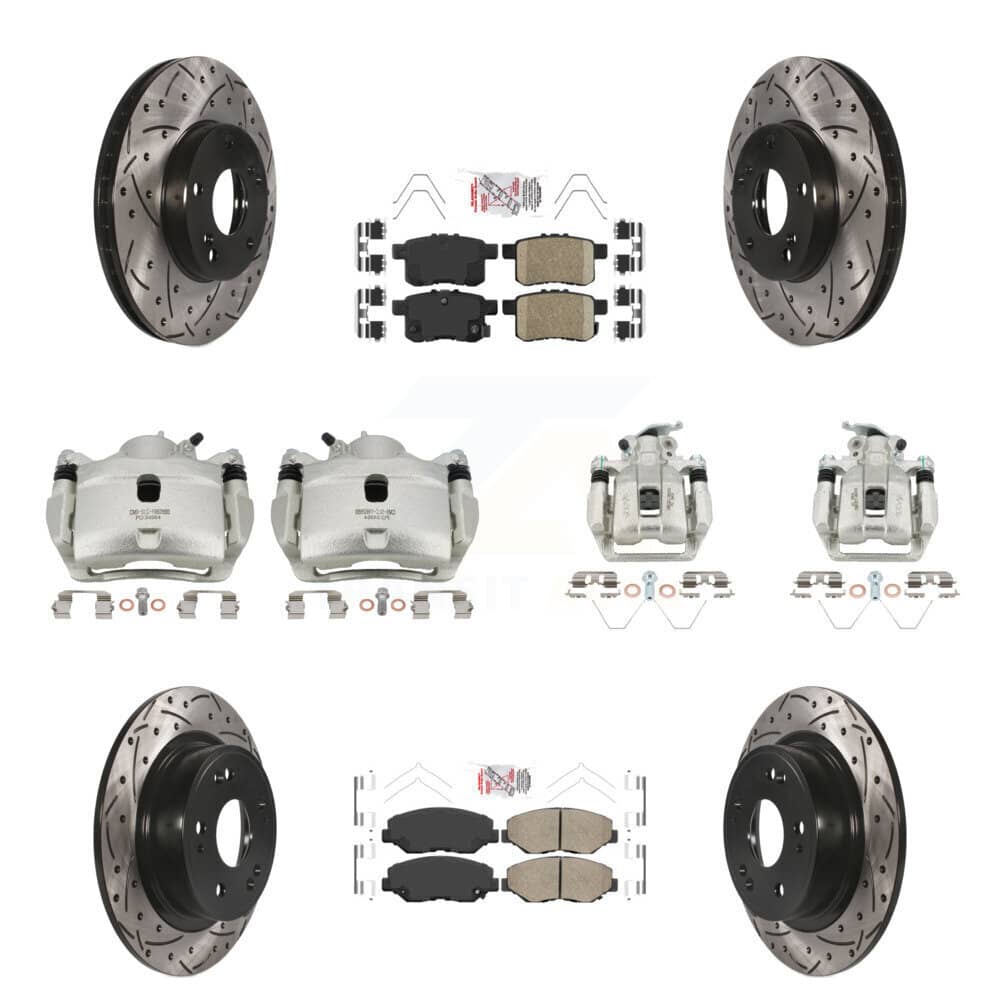 Transit Auto - KCD-101233N - Front and Rear Disc Brake Kits