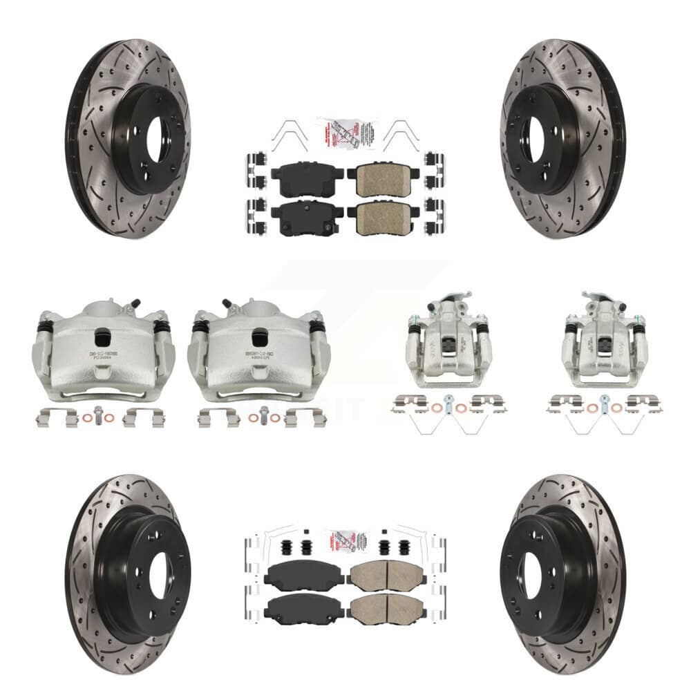 Transit Auto - KCD-101235N - Front and Rear Disc Brake Kits