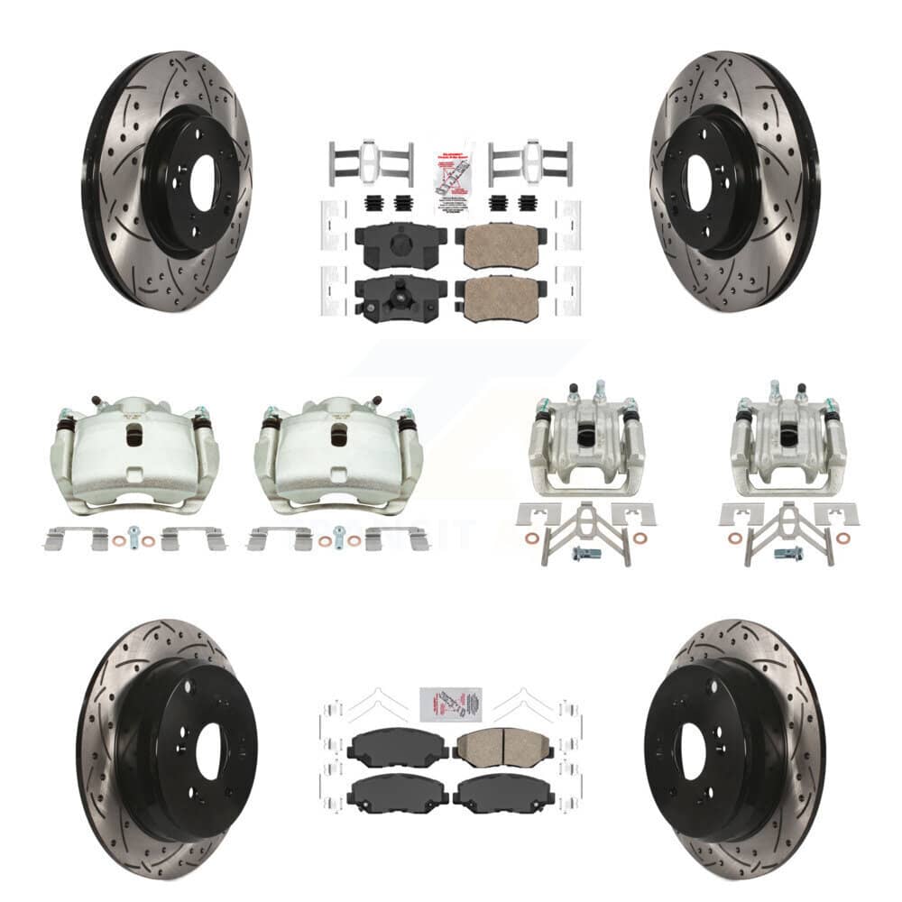 Transit Auto - KCD-101238N - Front and Rear Disc Brake Kits