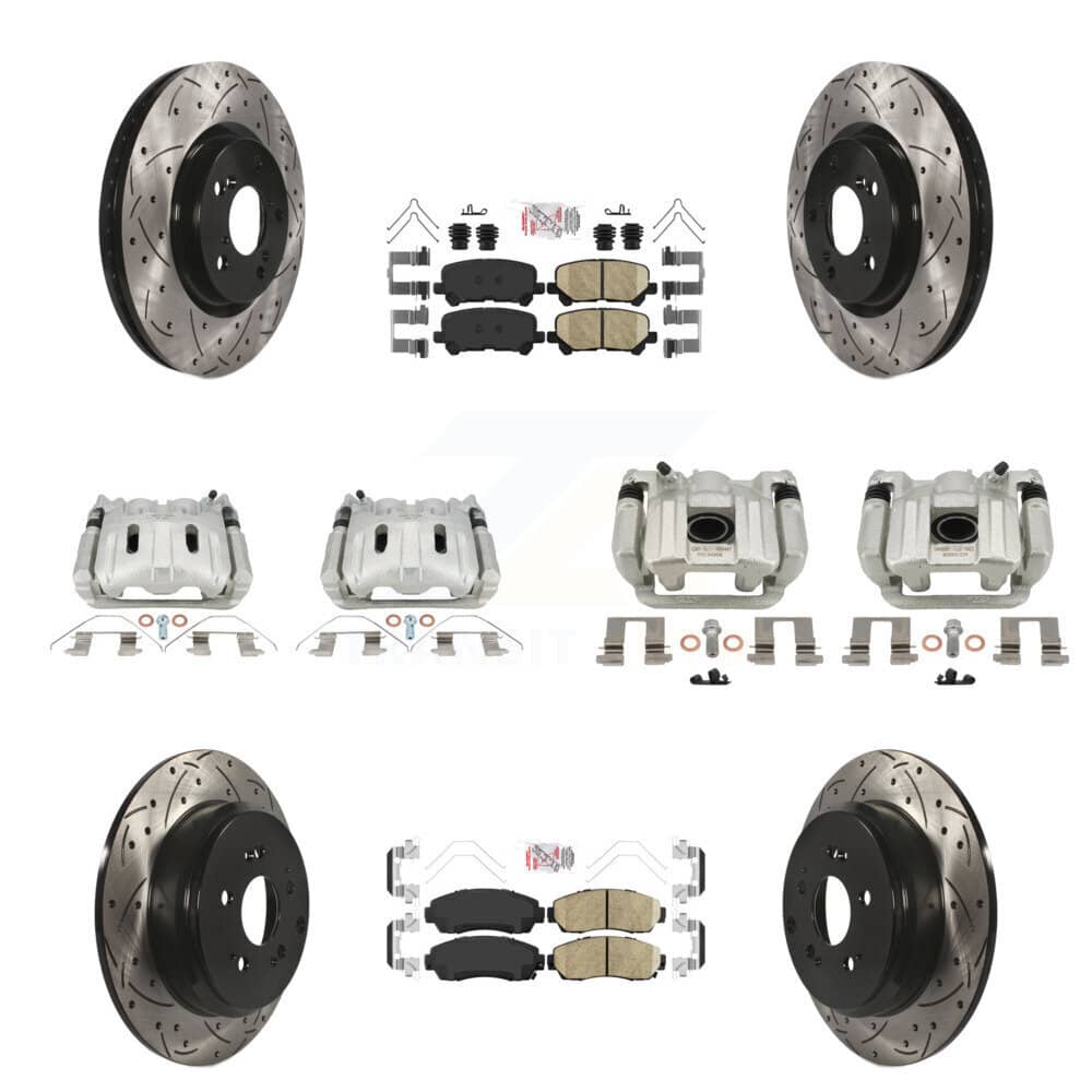 Transit Auto - KCD-101717N - Front and Rear Disc Brake Kits