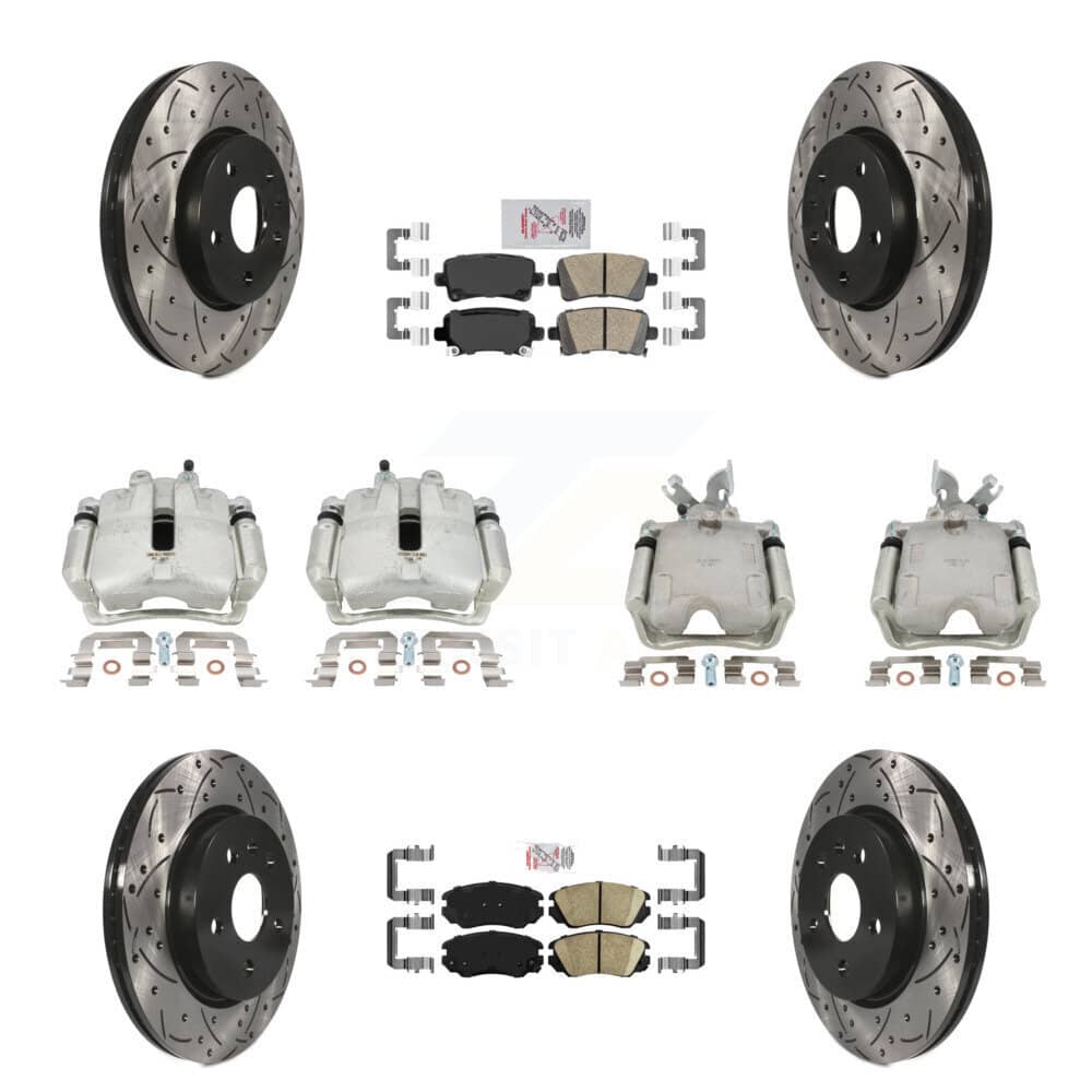 Transit Auto - KCD-101758N - Front and Rear Disc Brake Kits